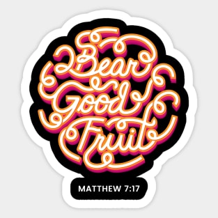 bear good fruits Sticker